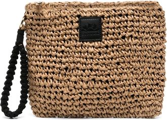 Sundek paper clutch bag - women - Paper - OS - Neutrals