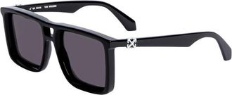 Off-white Sunglasses Square Full Rim, Shiny Grey Frame And Brown Lens Oeri13Wstratford0964