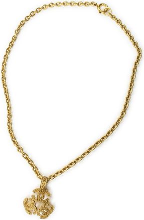 Chanel Vintage Triple CC Pendant Necklace Ketting