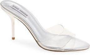 Steve Madden Porcha Stiletto Mule Sandal in Clear at Nordstrom Rack, Size 8.5