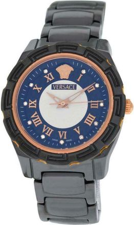 Versace DV One Glamour Quartz Black Dial Ladies Watch 63QCP9D008 SC09