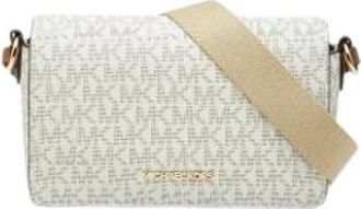 Michael Kors Pre-owned Pouch Shoulder Bag - Dames - Vintage Schoudertas - Beige - ONE Size - Leer - Vintage