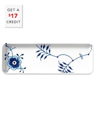 ROYAL COPENHAGEN Blue Fluted Mega Oblong Dishwith $17 Credit