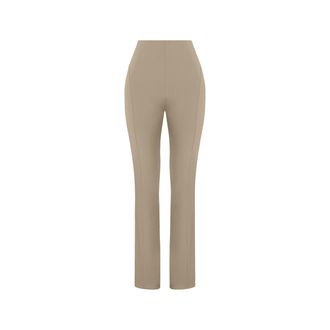 Freddy Pantaloni WR.UP flare vita alta in cotone con impunture