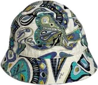 Emilio Pucci Pre-owned Accessories, female, Multicolor, Size: ONE SIZE Pre-owned Fabric Hat