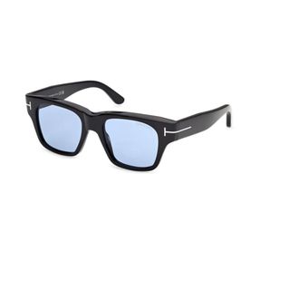Tom Ford Caine-02 Sunglasses - male - Tom Ford - Sunglasses - Black - 53 MM - Accessories