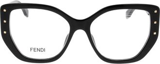 Fendi Optisch Montuur - Dames - Brillen - Zwart - ONE Size - Accessoires