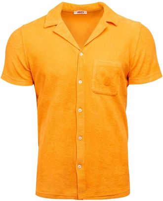 Jott Polo Shirt Castelo 2.0 - Heren - Korte mouwen Overhemden - Oranje - L - Katoen - Overhemden