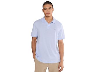 Vineyard Vines Edgartown Pique Polo Mens Clothing Jake Blue : 2XL, Cotton/Pique/Polyester