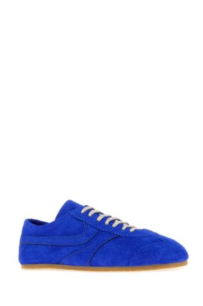 Dries Van Noten Electric Blue Suede Sneakers - Blue