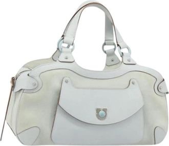 Ferragamo Pre-owned Hand Bag - Dames - Vintage Handtas - Blauw - ONE Size - Leer - Vintage