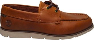 Timberland Mocassini Pelle - Heren - Veterschoenen - Bruin - 41 1/2 EU - Leer - Schoenen