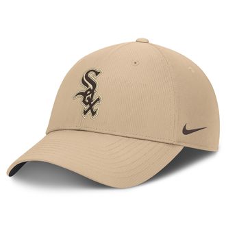 Nike Chicago White Sox Club Nike Mens Dri-FIT MLB Adjustable Hat in Brown | NB020GT5RX-YPH