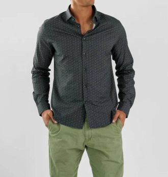 Stone Rose Nova - Long Sleeve Shirt In Black