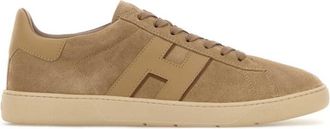 Hogan Light Brown Suede Sneakers