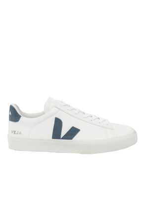 Veja Mens Campo Trainers Extra White/California Blue - Size UK 12