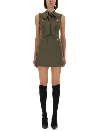 Self Portrait Twill Mini Dress