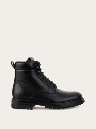 Ferragamo Men Tramezza lace-up boot Black Size 10.5