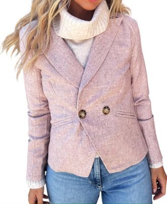 Bishop + Young Savoir-Faire Blazer In Petal