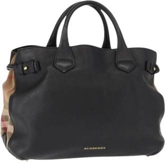 Burberry Pre-owned Handbags, female, Black, Size: ONE SIZE Pre-owned Handbag