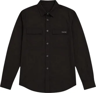 Calvin Klein Jeans Heren, Overhemden, Zwart, Maat: XS