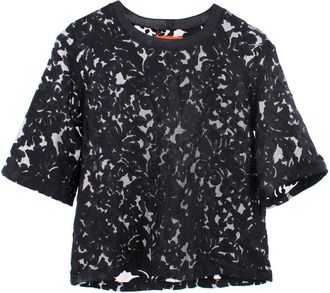 Clover Canyon Black Lace Top Size XS