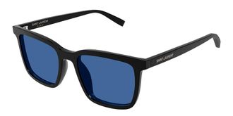 Saint Laurent SL 500 Asian Fit 007 Mens Sunglasses Black Size 54 - Free RX Lenses - Free RX Lenses