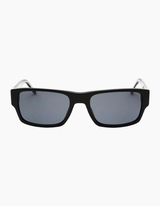 Tommy Hilfiger Mens Tommy Hiliger Grey Lens Black Sunglasses - Size: ONE size
