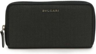 Bulgari Vintage, unisex, Zwart, ONE Size, Pre-owned Plastic Wallet
