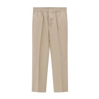 Ami Slim-fit Trousers, male, Beige, Size: M Slim-fit Trousers