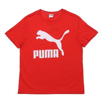 Puma Classics Logo Short Sleeve TEE Red 596535-11