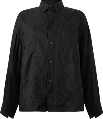 Diesel Overhemd met lange mouwen - Dames - Blouses & Shirts - Zwart - Maat: M Zijde