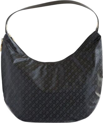 Gherardini Medium Hobo Bag With Curved Silhouette And Knot Detailing