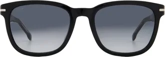 HUGO BOSS Grey Shaded Square Mens Sunglasses BOSS 1722/G/S 0807/9O 54