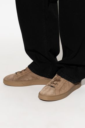 Tod's Leather Sports Shoes, Mens, Brown