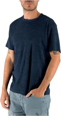 MC2 Saint Barth Gary Terry T-Shirt - - Tops - Uomo - Blu - XL