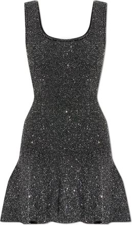 LoveShackFancy Sarajane Dress - Dames - Feestkleedjes - Grijs - L - Leer - Kleedjes