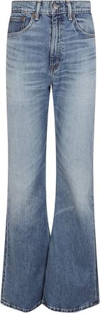 Ralph Lauren Flared Jeans - Dames - Flared Jeans - Blauw - W30 - Katoen - Jeans