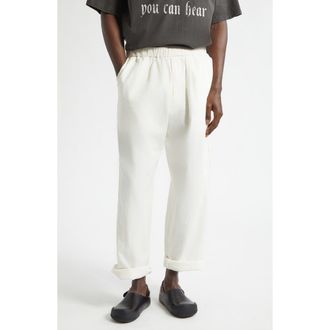 Undercover Cotton & Cashmere Pants in Ivory at Nordstrom, Size 2