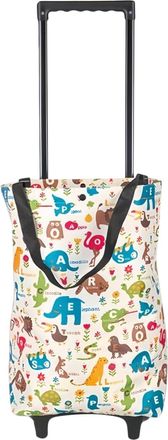 Generic Grocery Cart | Foldable Portable Shopping Tote With Wheels | Reusable Grocery Bags For Travel, Camping, Market, Store, Home, Car Trunk, Fruits, Vegeta