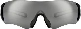 Fifth and Ninth Aero 73mm Oversize Shield Sunglasses in Black/silver at Nordstrom