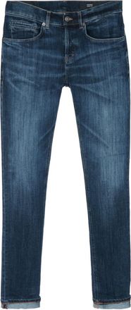 Dondup Blue Mid Rise Jeans