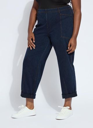Lyss&eacute; Penelope Curved Cuffed Denim Curvy