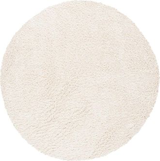 Safavieh Alfombra de polipropileno blanco, 160 cm