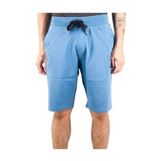 Cerruti Jersey Shorts - Etretat Stijl - Heren - Korte Broeken - Blauw - L - Katoen - Korte Broeken