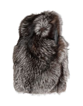 Dolce & Gabbana Womens Brown Faux Fur Whole Head Wrap Capello Hat