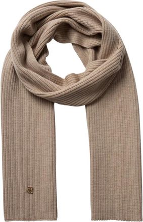 Mos Mosh Bufanda de Lana MMTova Rib - Accessories - Mujer - Beige - ONE SIZE