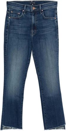Mother Blue Straight Fit Jeans