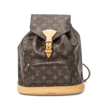 Louis Vuitton Pre-owned Womens Montsouris MM Backpack - Brown - One Size