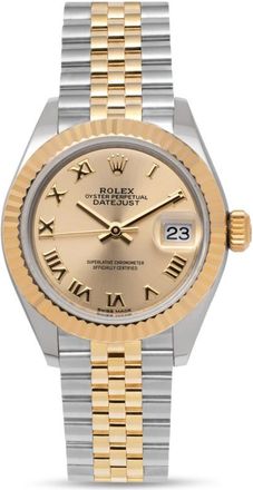 Rolex Pre-owned Rolex Datejust Automatic Chronometer Champagne Dial Ladies Watch 279173 CRJ